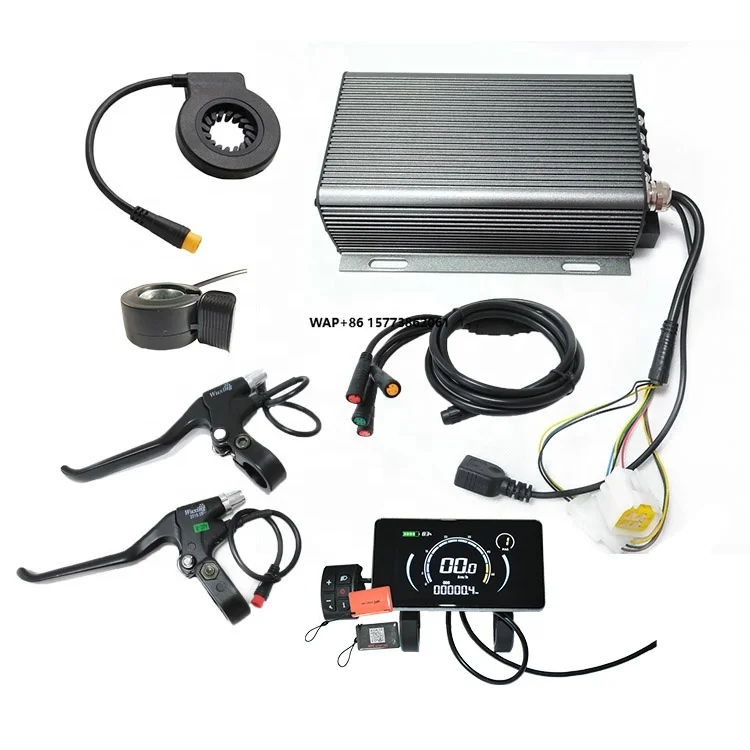 

72v 100A Ebike Sabvoton Sinewave Controller Electric Bike Conversion Parts Programmable Controller Kit for Steal-th Bomber