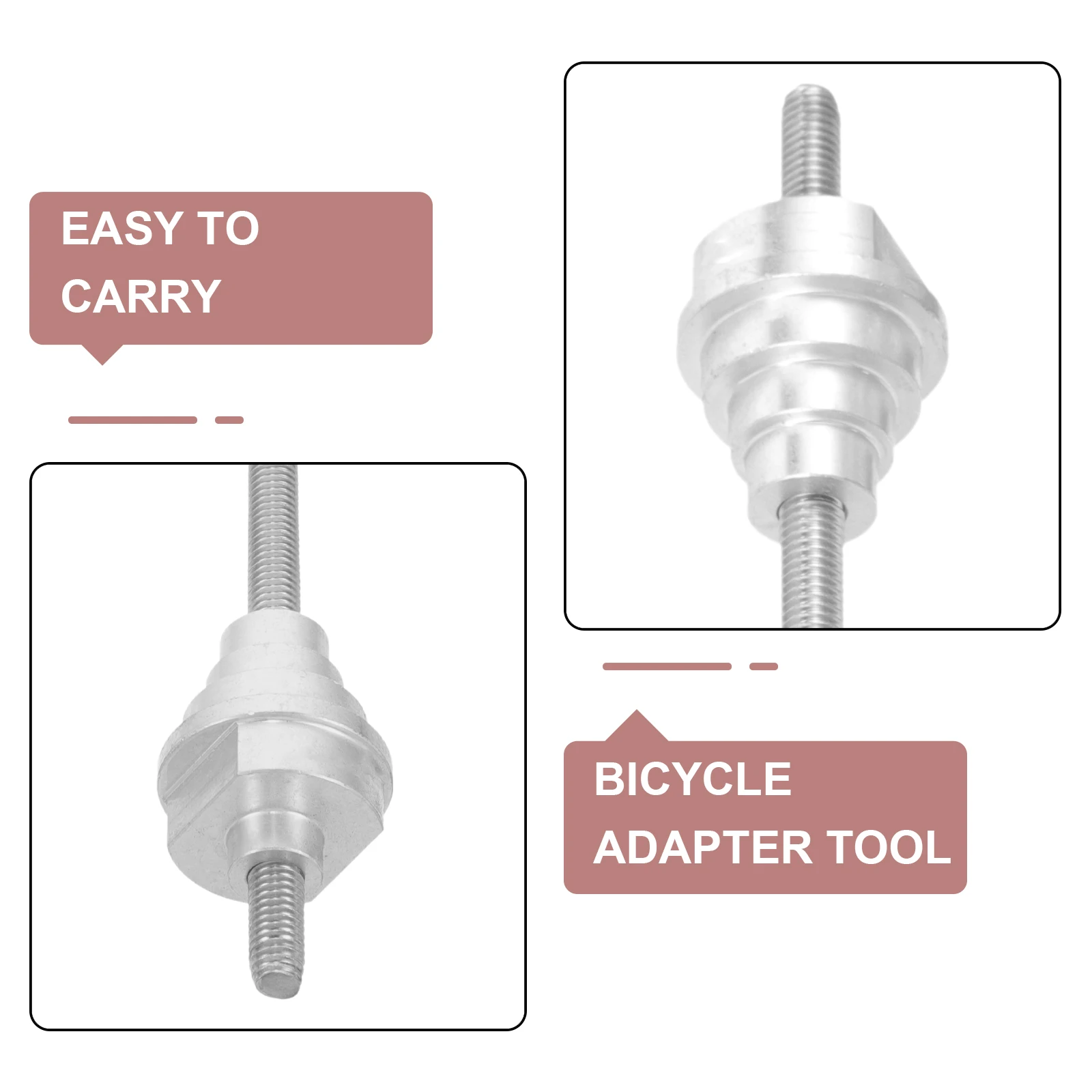 

Bicycle Wheel Hub Adjustment Tool Steel Front Wheel Thru Axle Adapter Bike Repair Tool Outdoor Cycling Maintenance