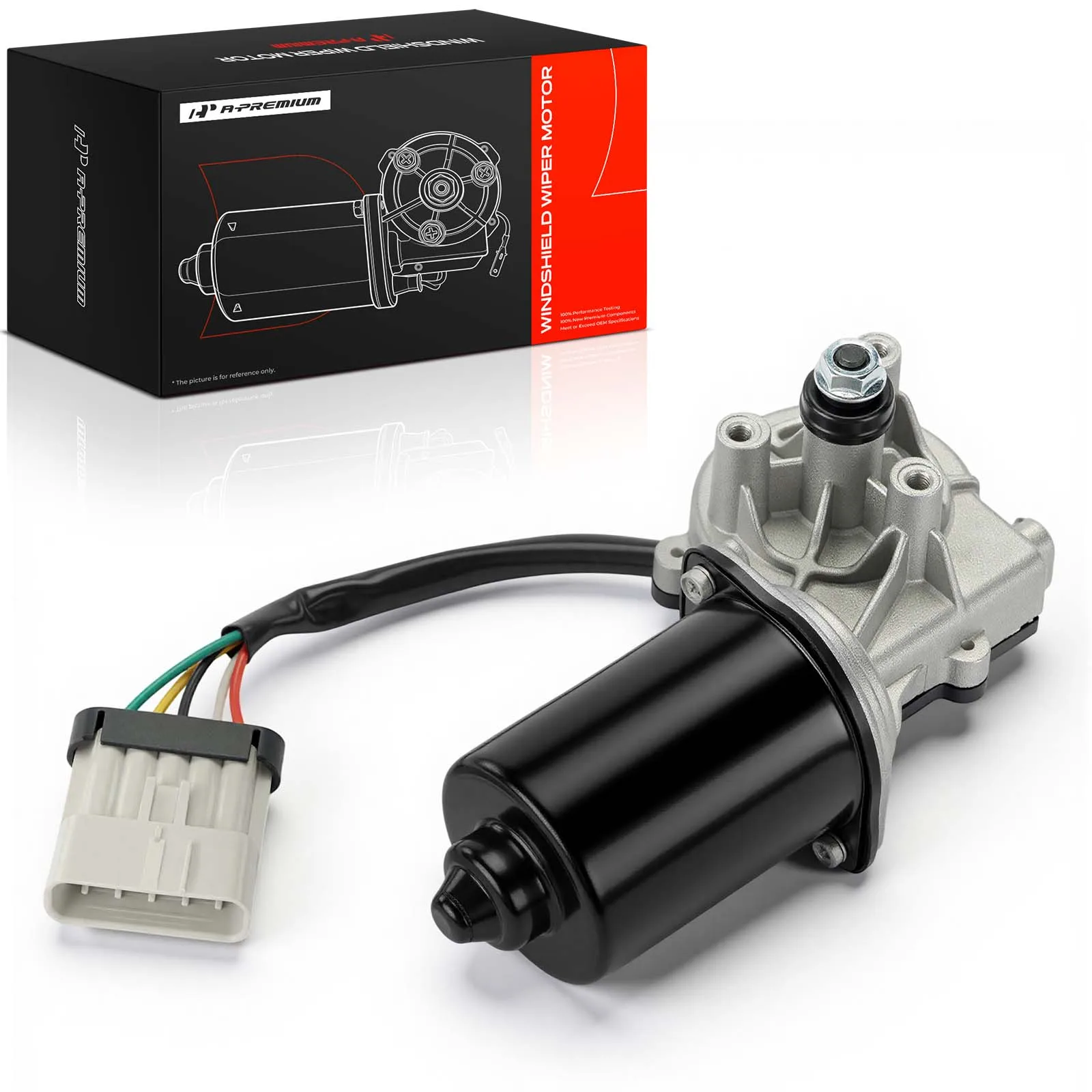 A-Premium Front Windshield Wiper Motor for Freightliner Cascadia 2008-2020 Columbia 2001-2010 Coronado 2003-2017
