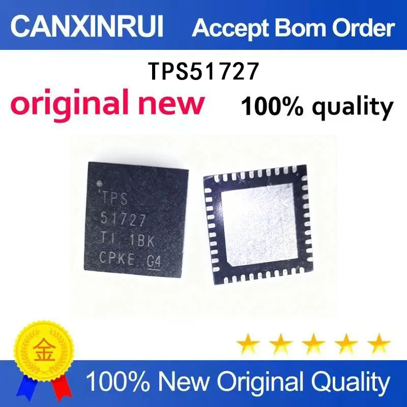 

(5-100 Pieces) New TPS51727 TPS51727RHAR 51727 QFN spot chip IC