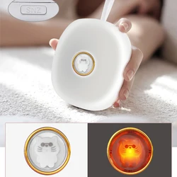 TS-BC670 Silent Vibration Alarm Clock Students Wake Up Strong Wake Artifact Portable Creative Cute Pet Mute LED Digital Clock