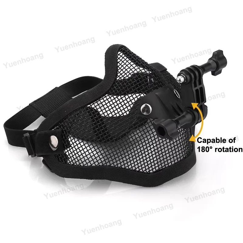 DJI Action 5Pro/6/4/3 마스크 마운트 1세트, 1인칭 뷰 카메라 홀더, 사이클링 브이로그 브래킷, 일상 생활 녹화 도구