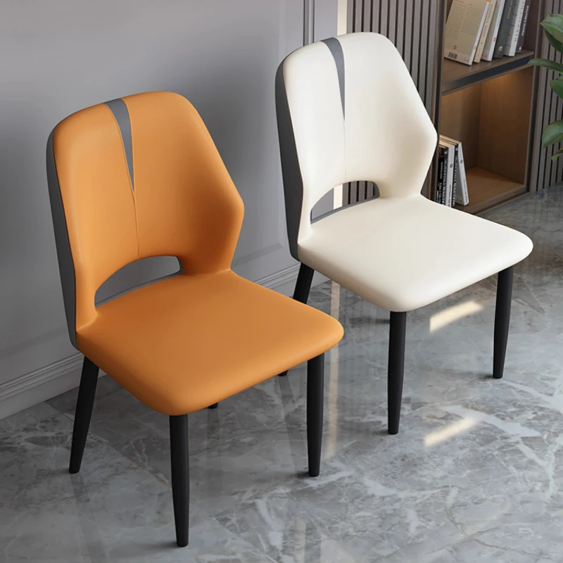 ‌Apartment-Sized Accent Chairs, Top-Grain Leather Dining Seats, Designer Metal Frame Stools, Multi-Function Living Room Seating