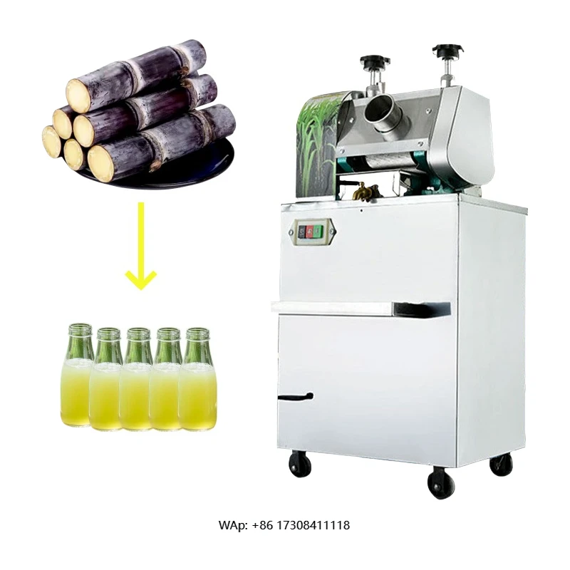 

Sell stainless steel commercial vertical electric sugarcane juicer sugarcane juice extractor product quality