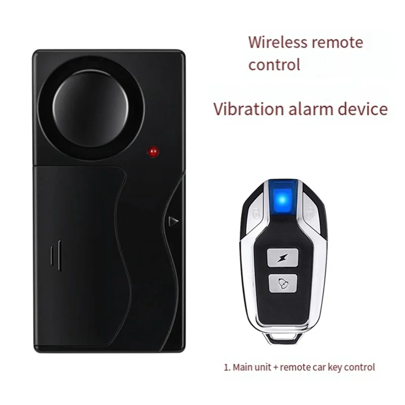 【PUBLICITÀ】 Allarme antifurto per porte e finestre con vibrazione con allarmi telecomandati Regolazione della sensibilità per scooter per auto da bici