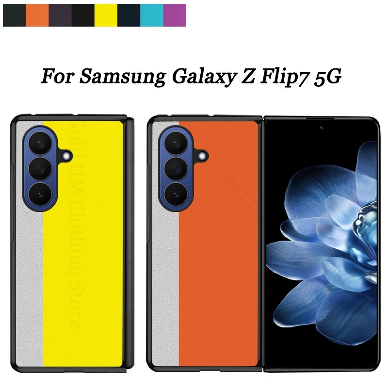 

For Samsung Galaxy Z Fold7 5G Splice Leather Candy Color Shockproof Case For Samsung Z Fold 7 fold6 5 4 3 Ultra Thin Phone Cover