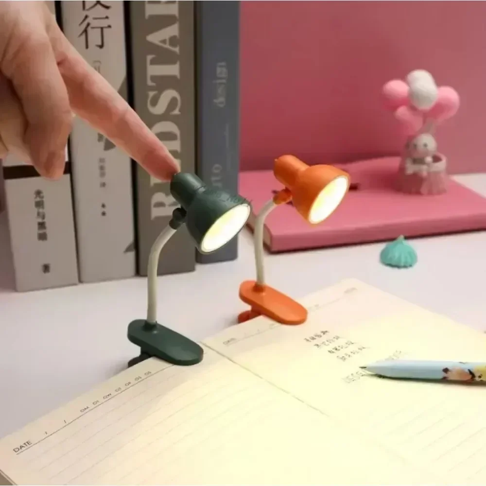 Mini Book Light Foldable Table Desk Book Reading Lamp for Home Room Computer Notebook Laptop Night Lights Eye Protections Lamp
