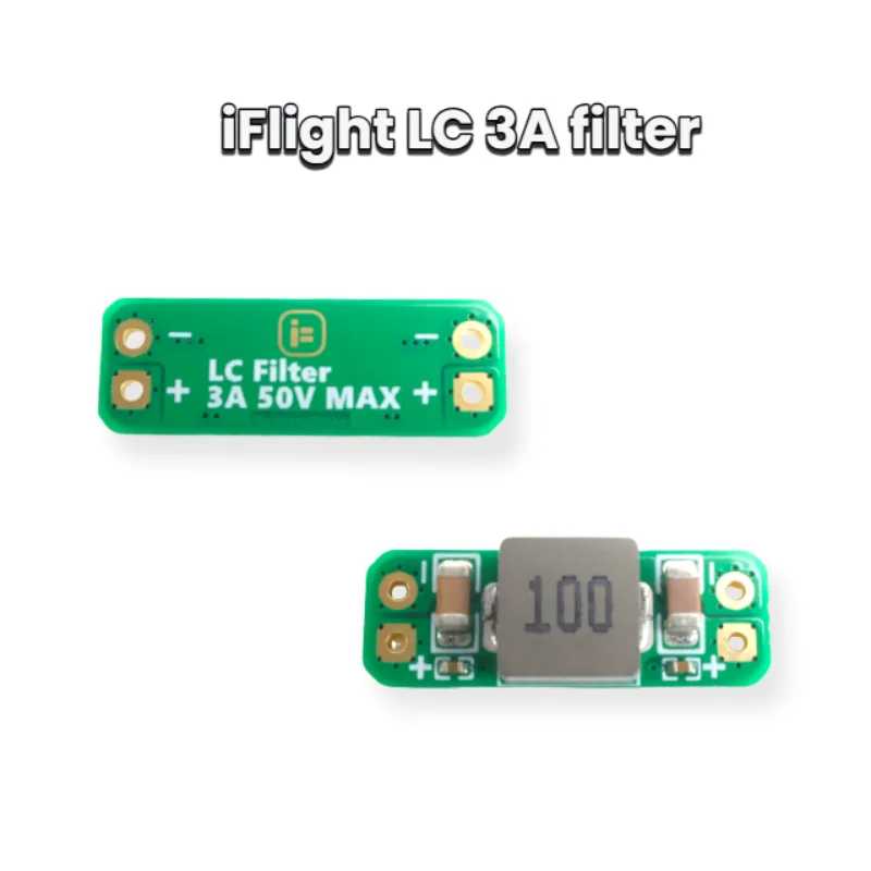 IFlight LC Filter Module 3A Current 5-30V Wide Input Reverse Polarity Protection Reduce FPV Video Noise for Drone Camera VTX
