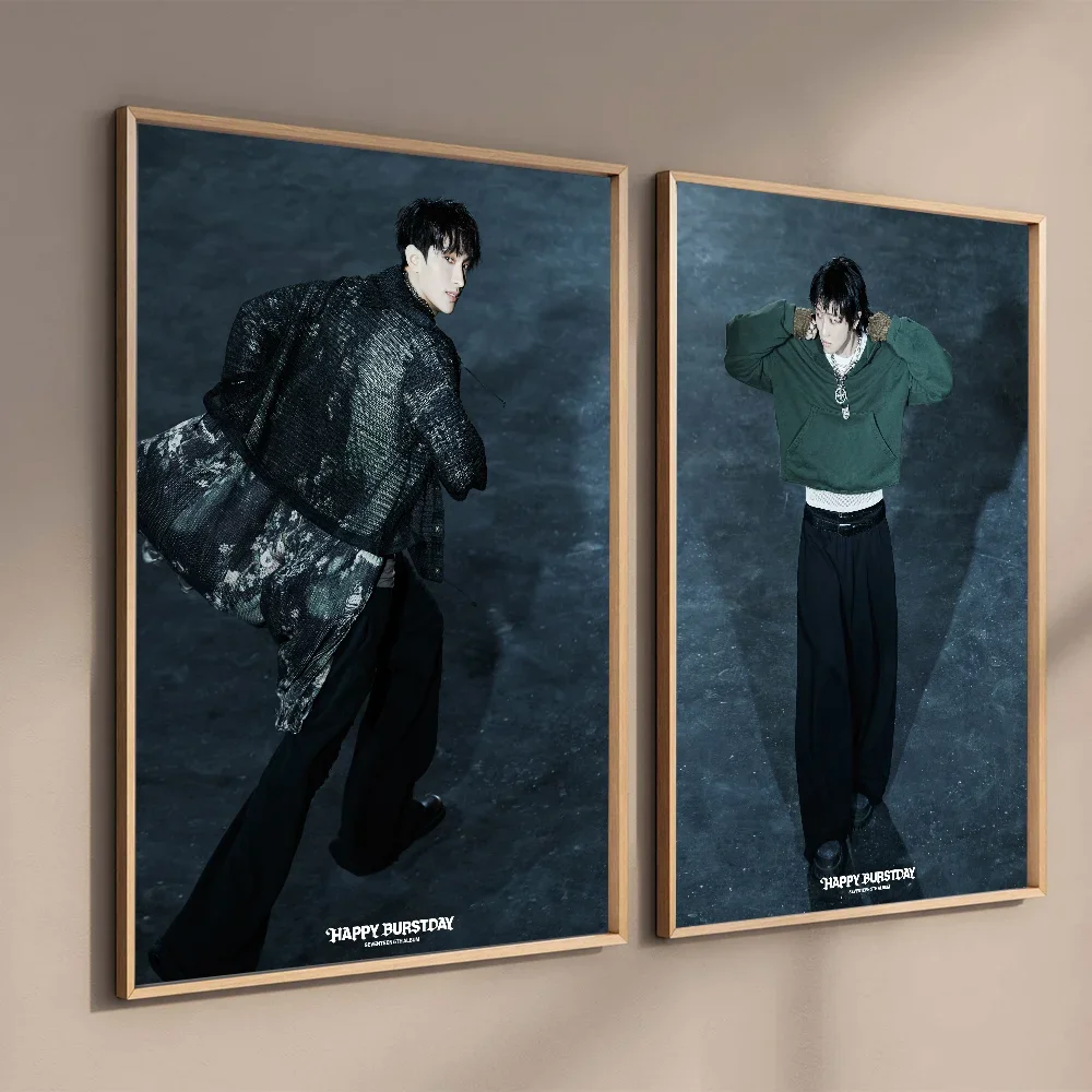 S.COUPS Jeonghan Joshua Jun Hoshi Woozi DK Mingyu The8 Seungkwan Vernon Dino ملصق غرفة نوم ملصقات جدار ديكور المنزل الهدايا