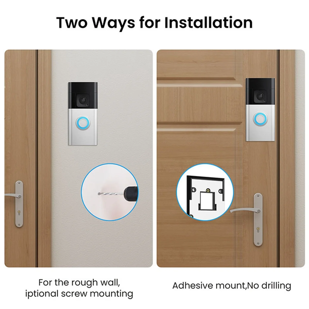 

AM38M Video Doorbell Mount for Ring Video Doorbell 3/3 Plus/4 for Battery Doorbell Plus/Pro,Doorbell Mounting Holder Accessory