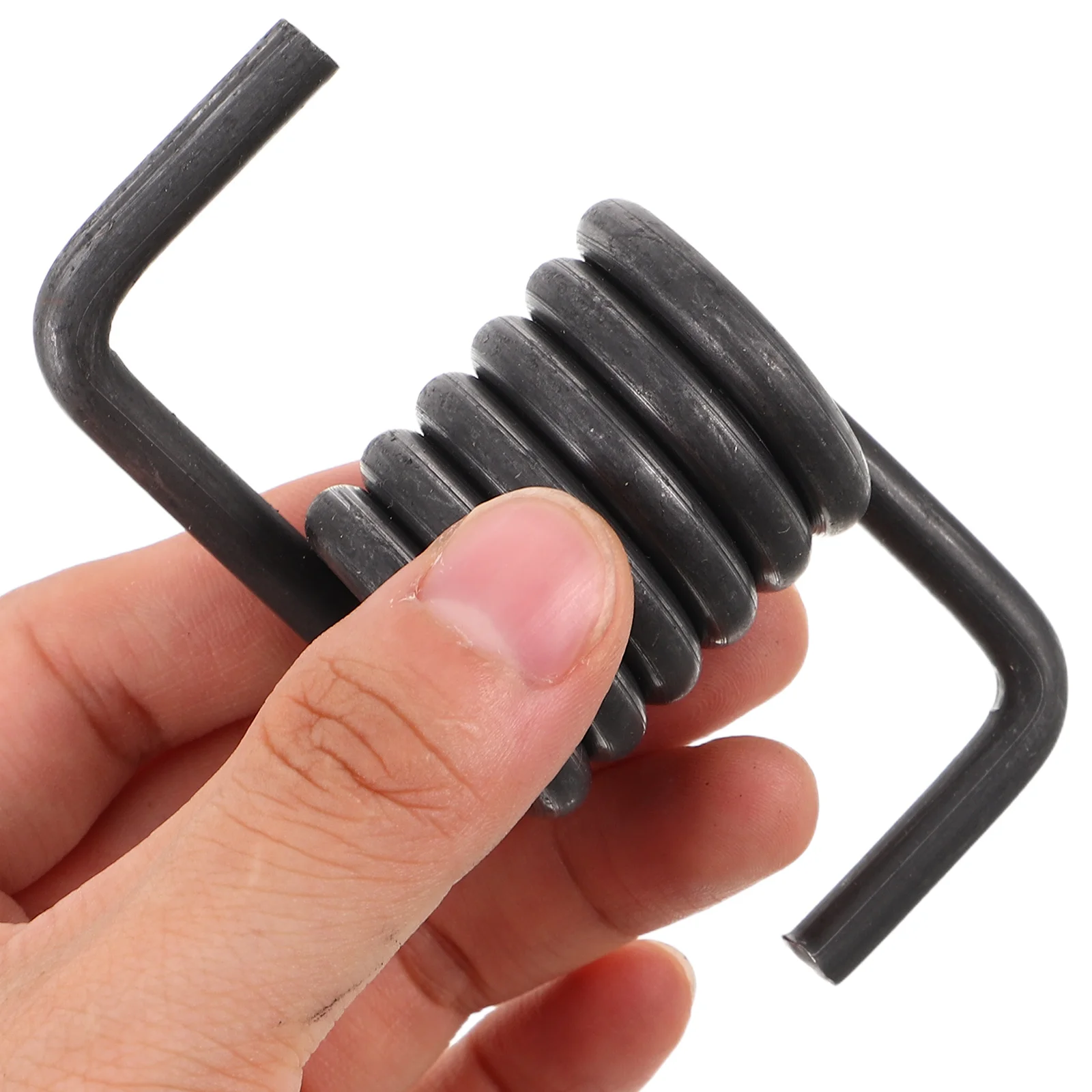 

5pcs Springs With Hooks Cutting Torsional Replacement High Elasticity Wear Resistant Quick Installation Dual Hook Extension