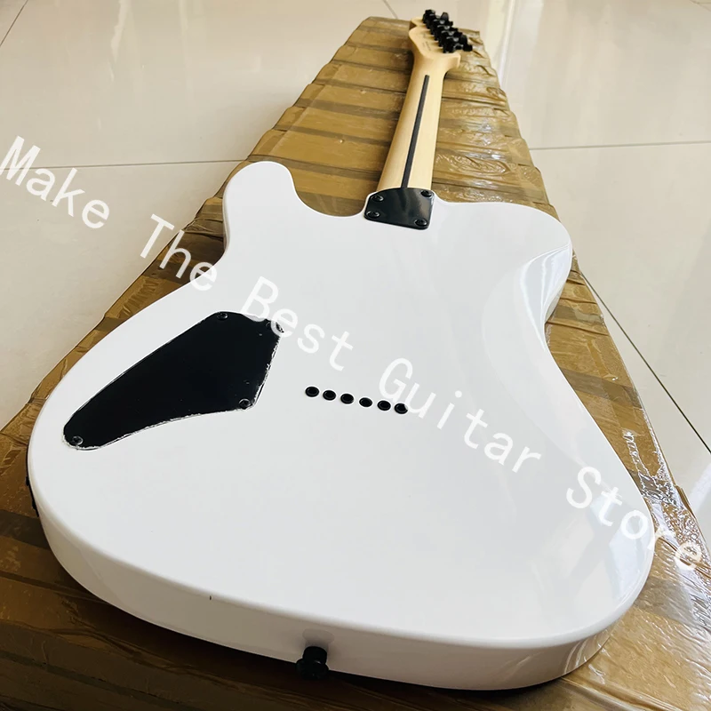 Classic electric guitar with locking string button, professional level, fast delivery.