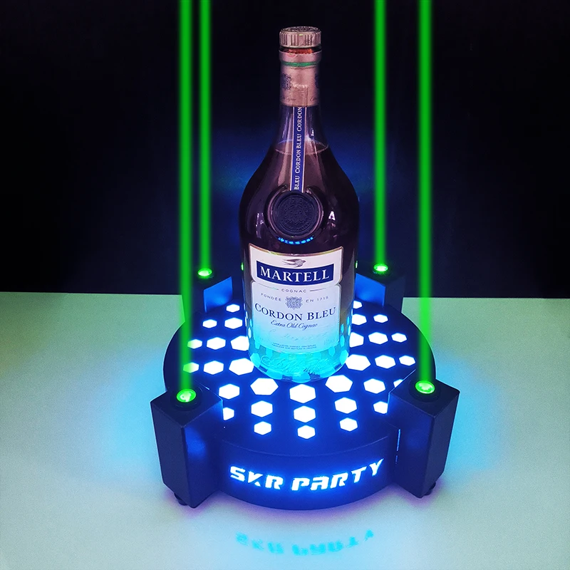 KTV Acrylic Led Bottle Glorifier Lighted Display Rack