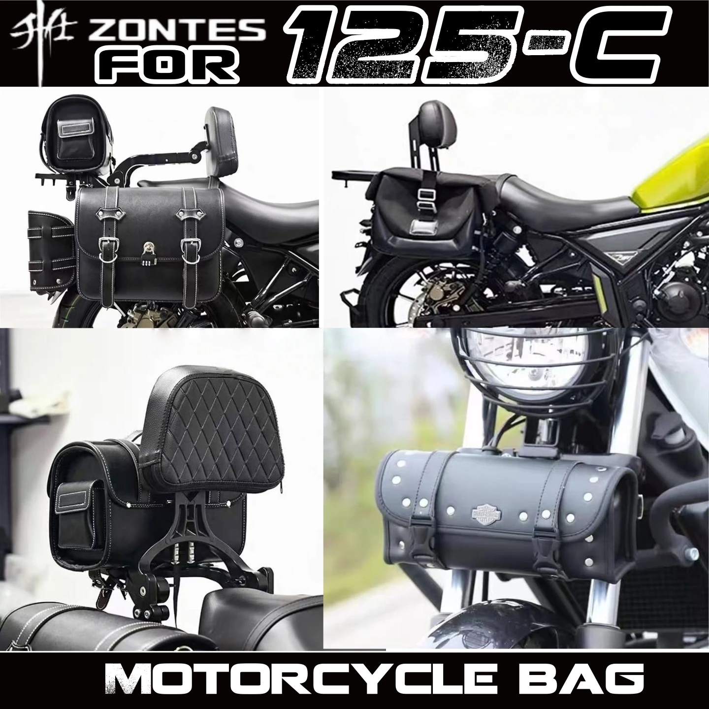 per-zontes-125c-modifica-paraurti-borsa-laterale-retro-borsa-in-tela-schienale-pieghevole-portapacchi-barra-anticaduta-tre-bauletti