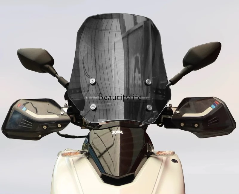 

Motorcycle front windshield XS150T-15A shroud modification
