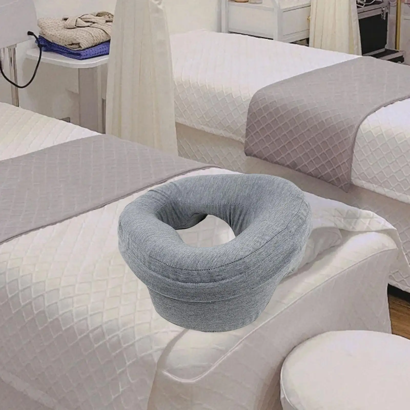 Pillow for Face Washable Cover Travel Support Relaxation Face Support for