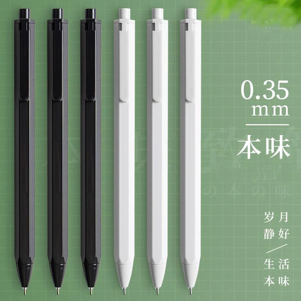 

48pcs Gel Pens 0.35mm Fine Tip Black Pens for Writing Office School Use Writing Items Stationery Bulk Items Wholesale