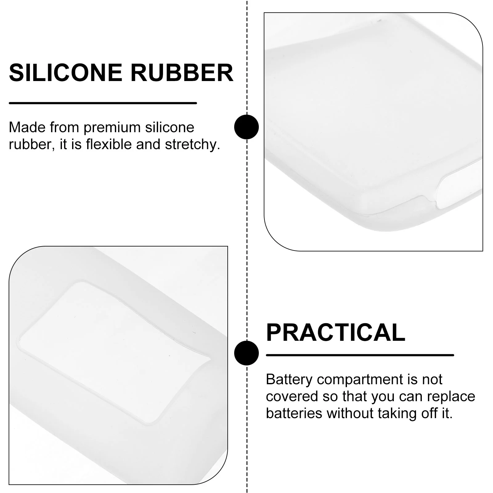 Juste de protection en silicone pour télécommande de climatisation, protection de la peau pour étui