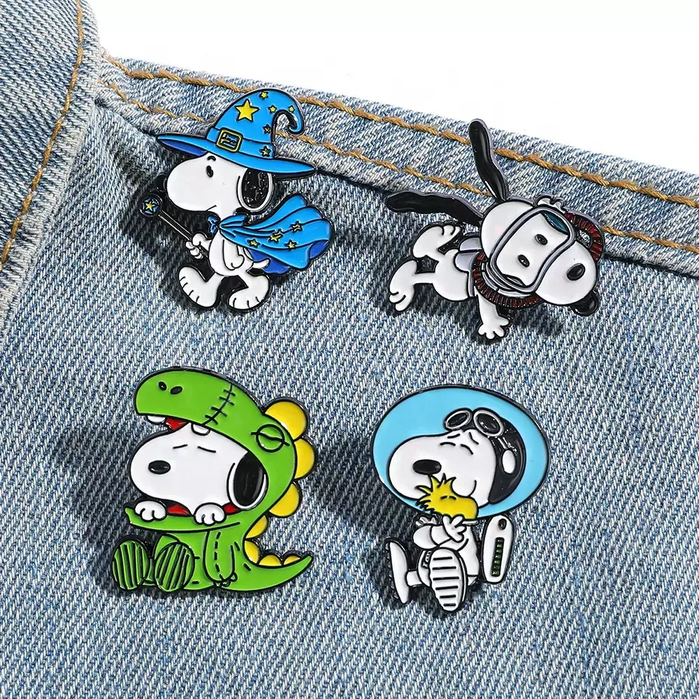 7-teiliges Set mit niedlichen Cartoon-Emaille-Anstecknadeln aus Zinklegierung, Ansteckbroschen und Abzeichen zur Dekoration von Rucksäcken, Hüten und Kleidung, Schmuck, Unisex-Geschenk für Freunde – Detail 6
