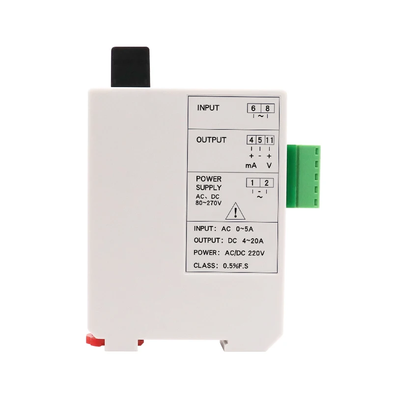 Compact AC Current/Voltage Transmitter with High Isolation Performance for Industrial Automation Applications