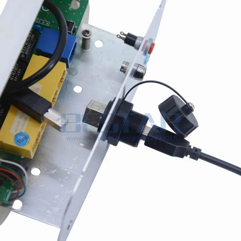 Enchufe impermeable USB 2,0 Industrial tipo A hembra a tipo B hembra M20 M25 adaptador de escaneo de impresión conector con tapa a prueba de polvo