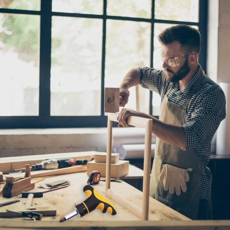 652F Ручное Type Type Ratchet Outcriver Quick Driver 1/4 -дюймовый сборный бит