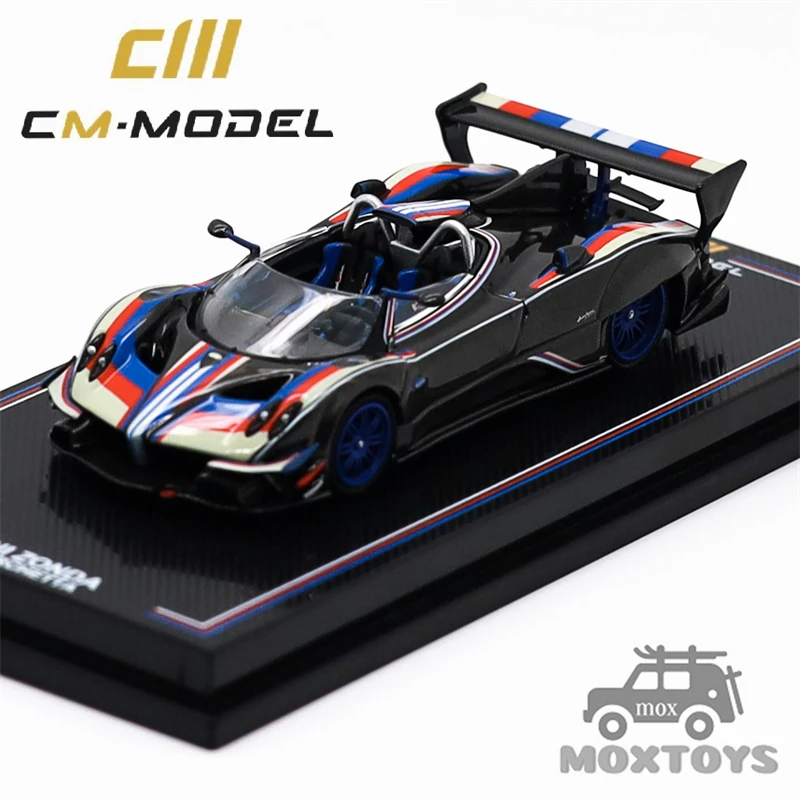 

CM MODEL 1:64 Black Pagani Zonda Revo Barchetta 1of1 Diecast Model Car