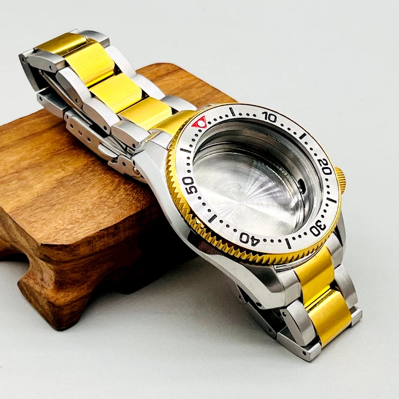 NH35 Case and Strap Fit Seiko SPB185 SPB187 Diving Watch Case For NH35 NH36 Movement Sapphire Glass Watch Case and Bracelets