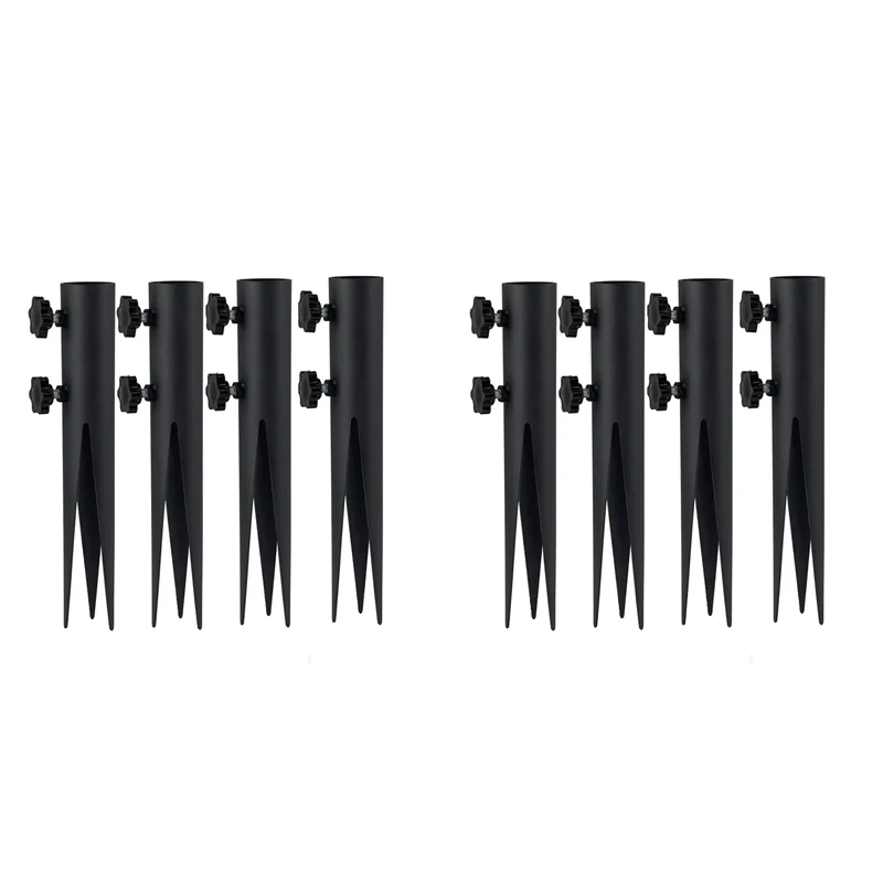 

ABRU-8 шт. стальные колья для фонарей, садовые колья для наружных фонарей, сменные металлические колья с наземными шипами для солнечных фонарей