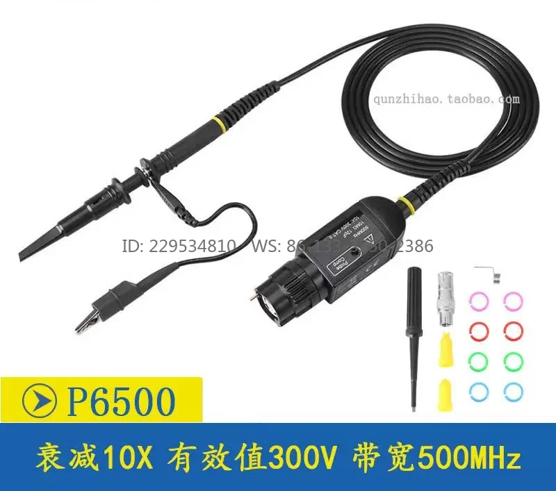 P6500 Oscilloscope Probe Passive Voltage Probe 10:1 with High Frequency Box 500M6139B