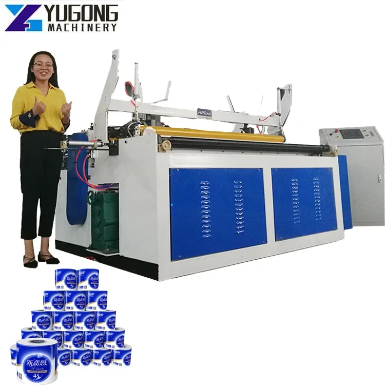 YG Semi or Full Automatic Small Tissue Paper Making Machine Toilet Paper Rewinding Machine