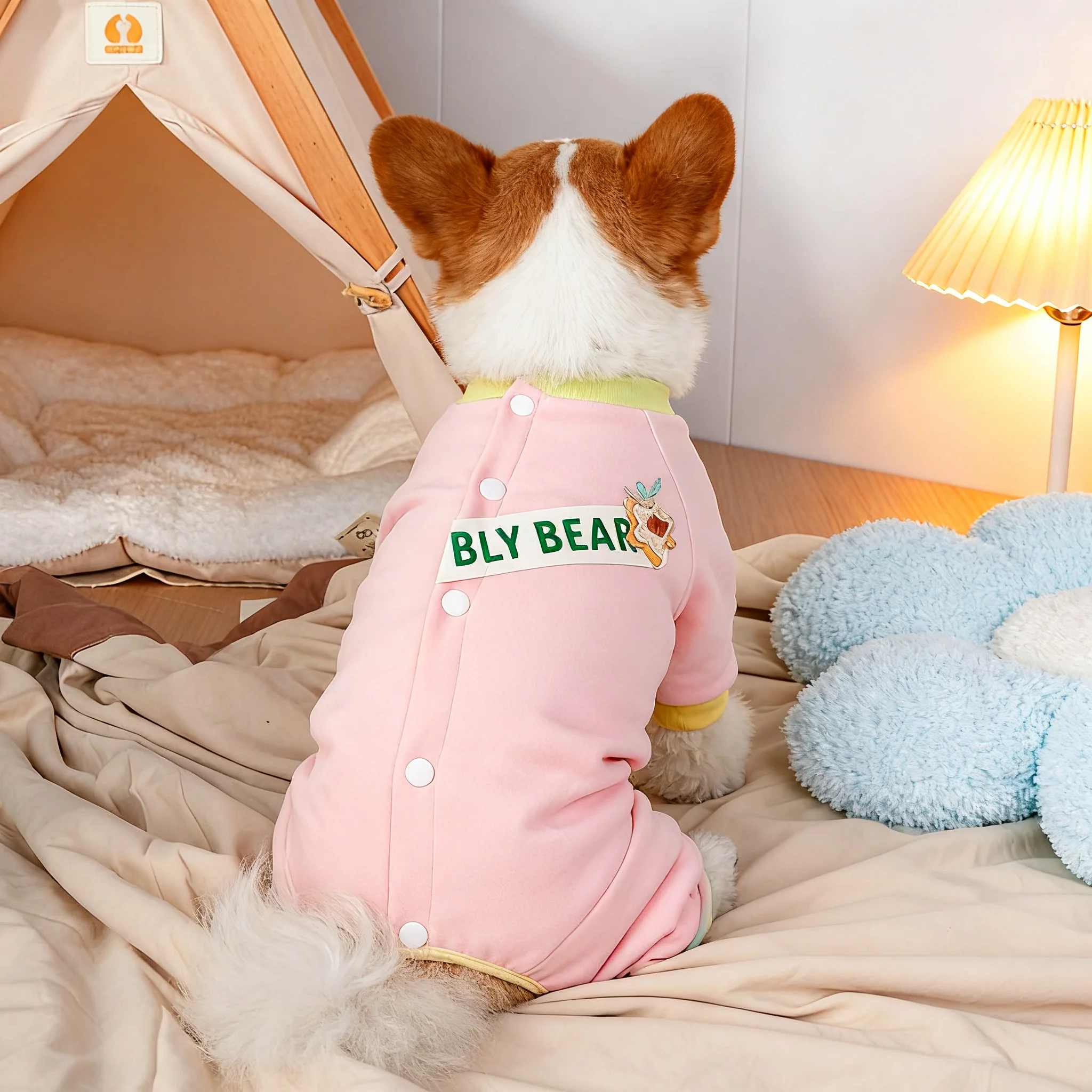 Dog Warm Winter Coat, Back Opening for Easy Wear, Autumn Winter Pet Clothes, Thermal Belly Warmer, Puppy Kitten Outfits
