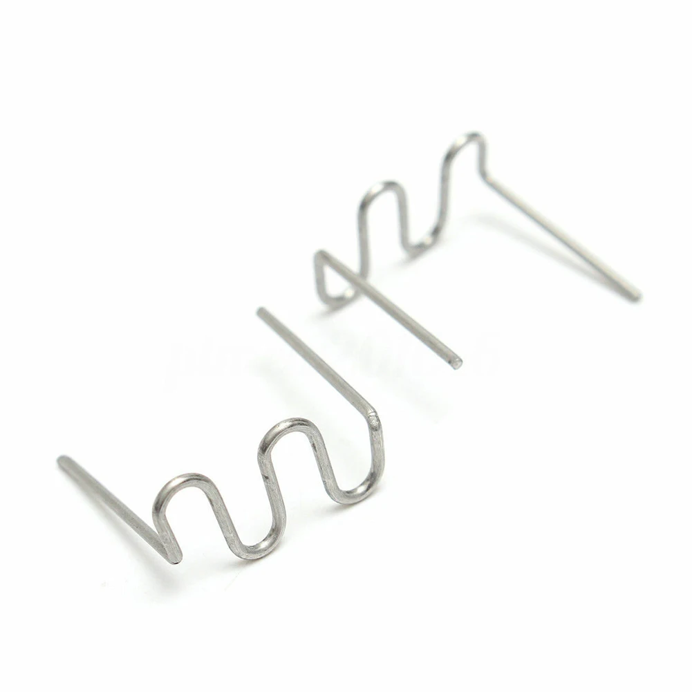 1200 Stuks Lassen Nail Hot Nietmachine Nietjes 0.6/0.8 Mm Voor Plastic Lasser/Auto Bumper Reparatie Melt platte Golf Lassen Soldeerbout