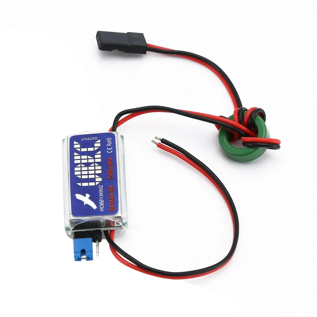 3A Switch Mode UBEC 5V 6V max 5A Lowest RF Noise BEC Full Shielding Antijamming Switching Regulator for RC air helicopter plane