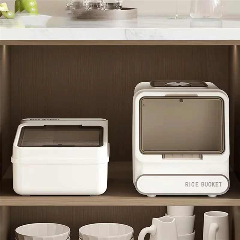 ABRS-Rice Storage Container - Airtight, Moisture-Proof & Insect-Proof, Ideal For Kitchen Organization, Food-Grade Material