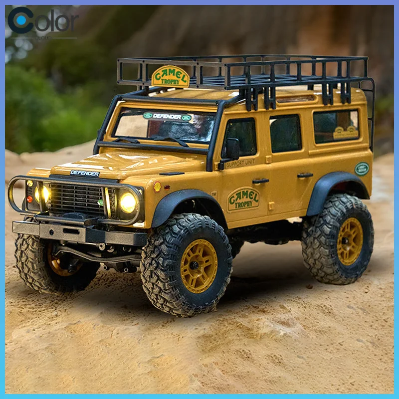 Fms New 1/24 Fcx24m Land Rover Series Professional Rc Off-Road 90/110 Vehicle Four-Wheel Drive Model Electric Toy Climbing Car