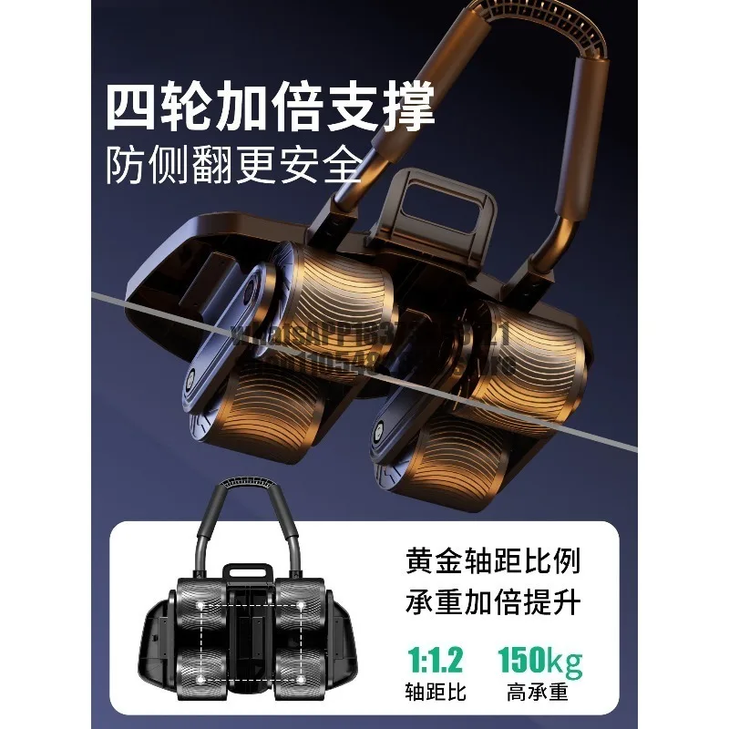 Abdominal Wheel Exercise Abdominal Muscle Trainer Automatic Rebound Curl Abdominal Men's Thin Belly Fitness