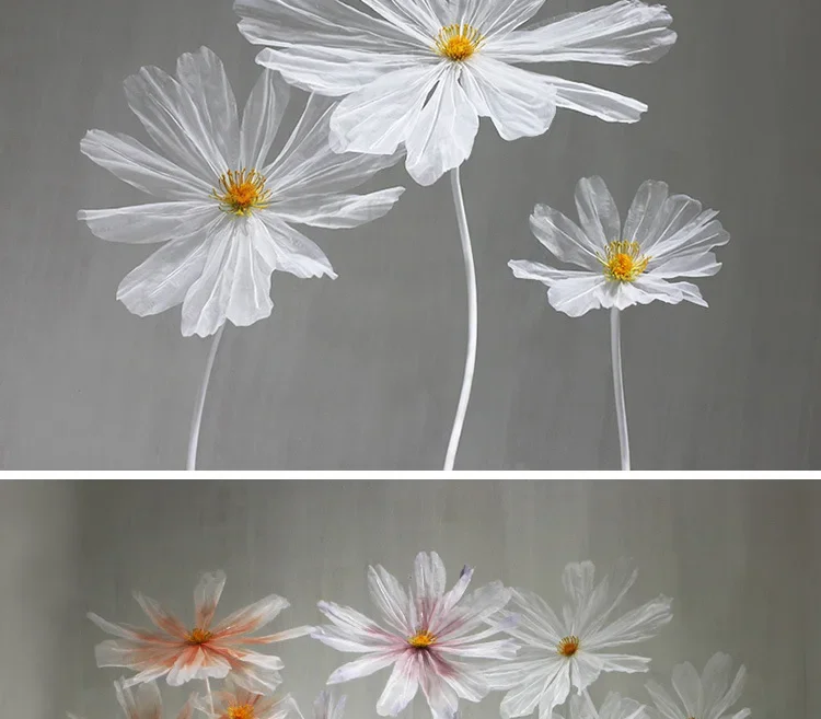 Große künstliche Seiden-Gänseblümchen in Großpackung für Hochzeits-Tischdekoration, Heim- und Gartenpartys sowie Fensterdekoration – Detail 3