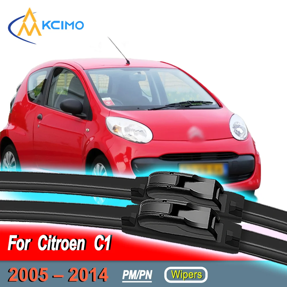 

2PCS Wiper Blades for Citroen C1 PM/PN 2005-2014 Front Windshield Accessories 2014 2013 2012 2011 2010 2009 2008 2007 2006 2005
