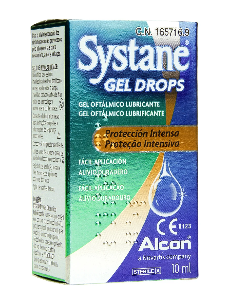 Ophthalmic gel lubricant Systane 10 ml. -Intense preotection.