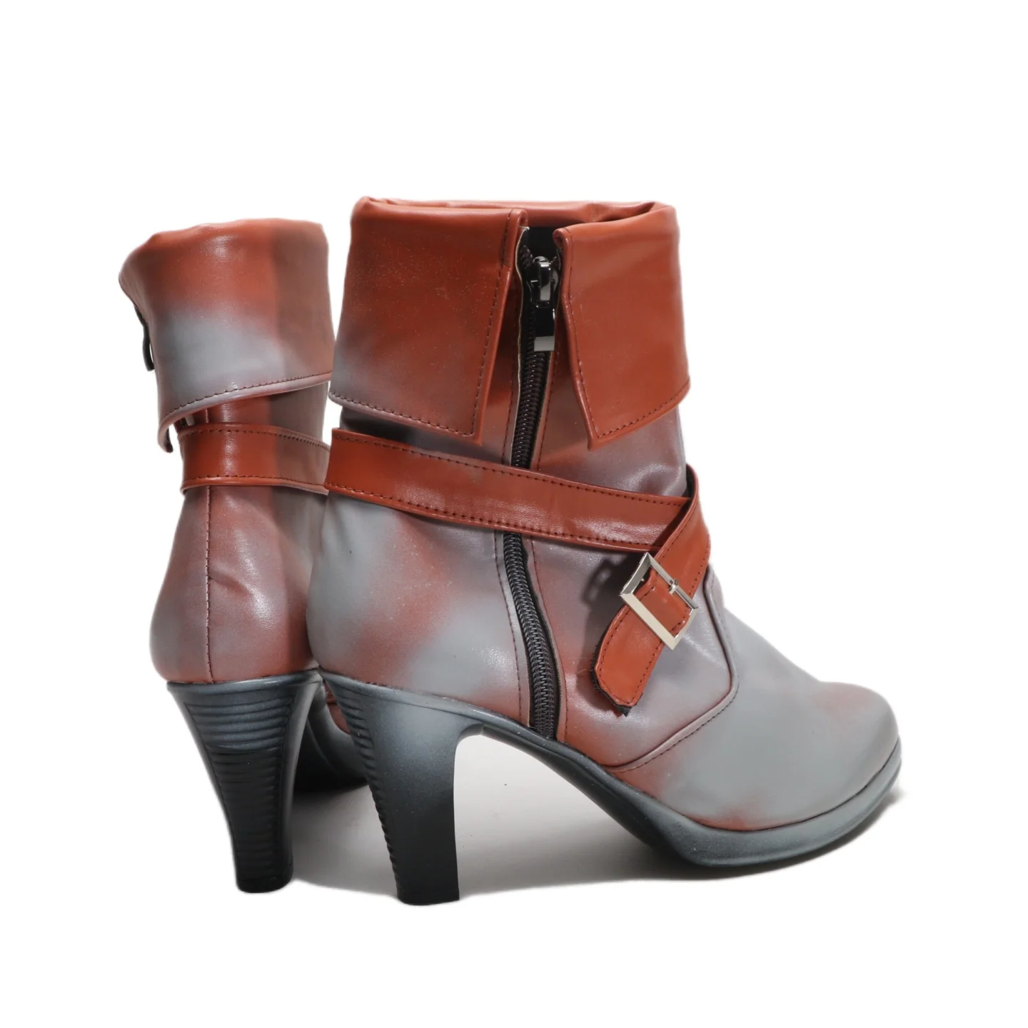 게임 와일드 헌트 트리스 메리골드 코스프레 신발 부츠 PU 가죽 신발