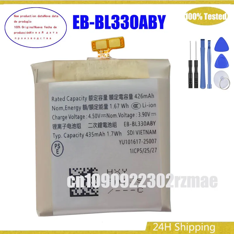 Battery compatible For Samsung Galaxy Watch 8 44mm EB-BL330ABY 426mAh eb-bl330aby Batteries Batteria + Free Tools