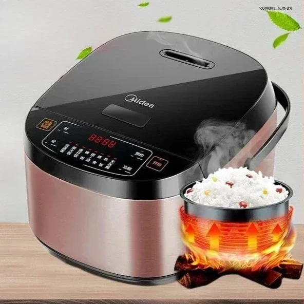 rice cooker household large capacity. intelligent reservation rice cooker. multi-function. fast heating. non-stick pan.