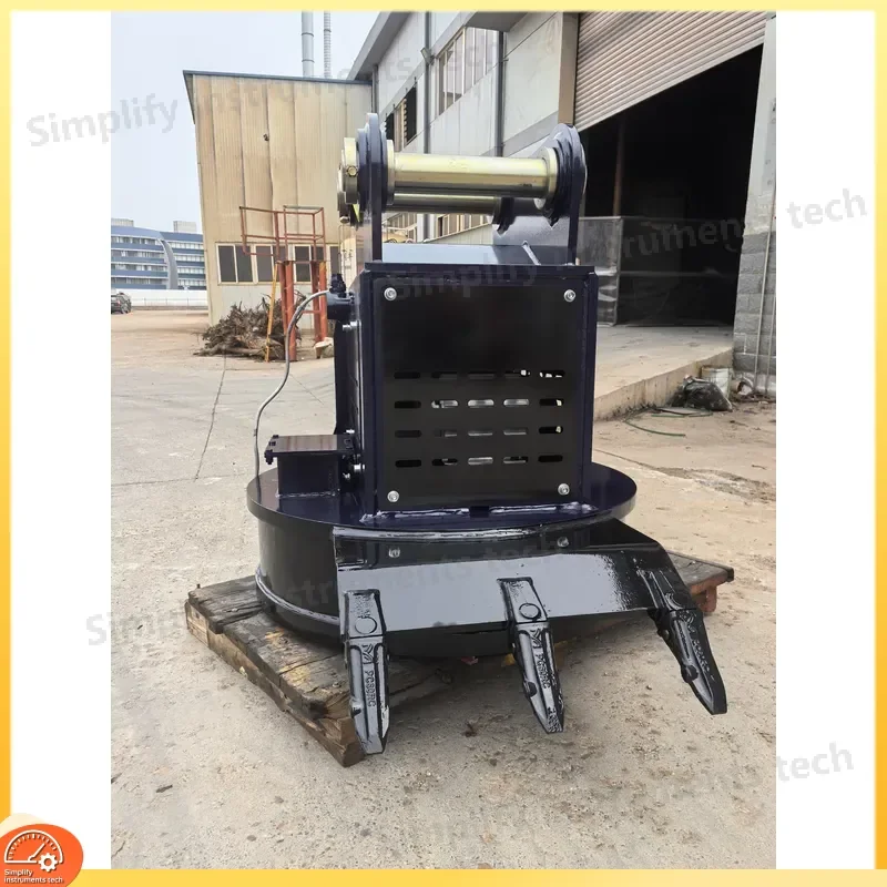 Heavy Duty Manual Suction Cup Lifter for Scrap Iron Steel Plate Glass Handling Tool Compatible with 10-15 Ton Excavator