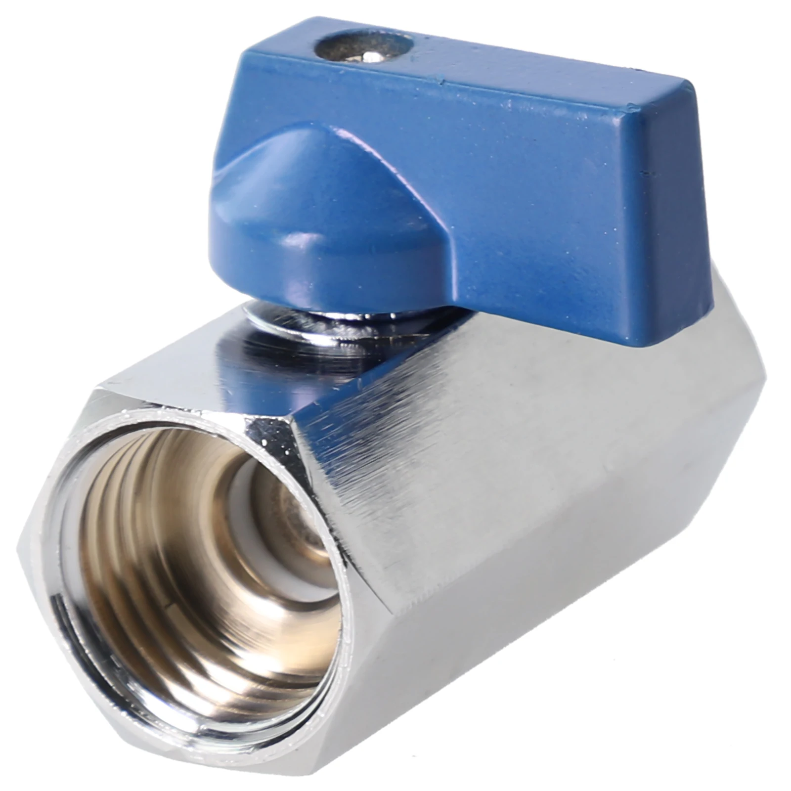 

Шаровой кран из нержавеющей стали с резьбой 1/4 3/8 1/2 дюйма ASI 316, шестиугольный шаровой кран из углеродистой стали, ручные клапаны