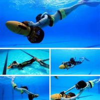 Electric Dual Speed Underwater Propeller Sea Scooter Waterproof  Diving Pool Scooter(Without Battery) 300W