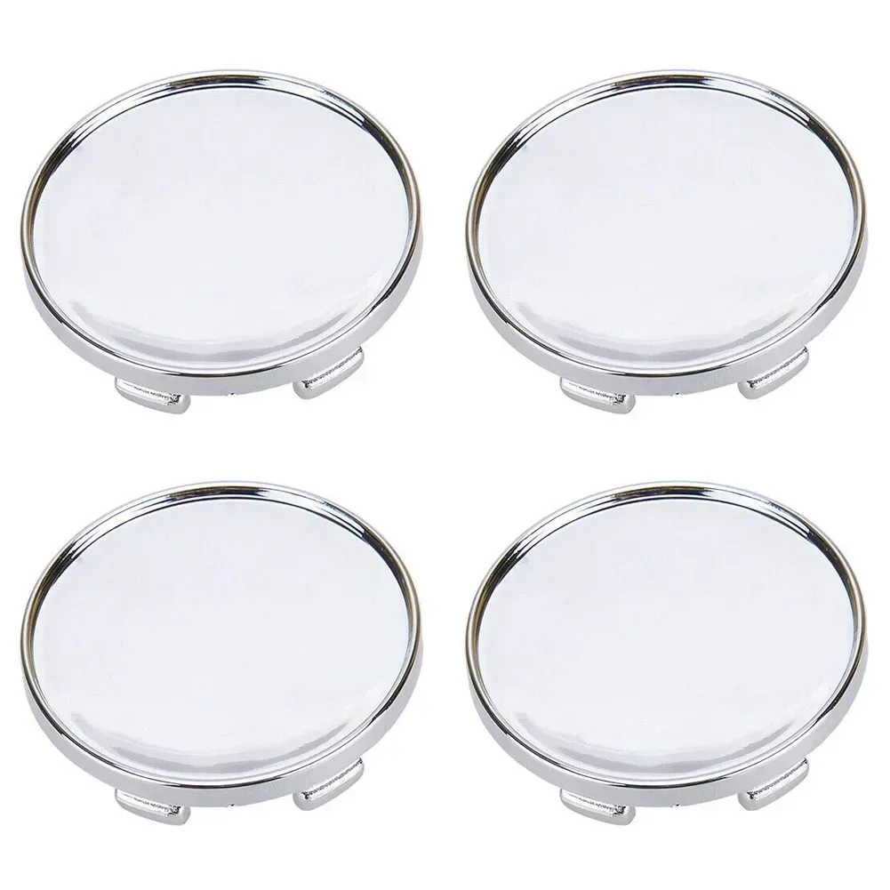 4pcs Universal 54mm Diameter Car Wheel Center Hub Cap  Auto Vehicle Tyre Cover ABS Plastic Fit For Most Cars Silver/Black