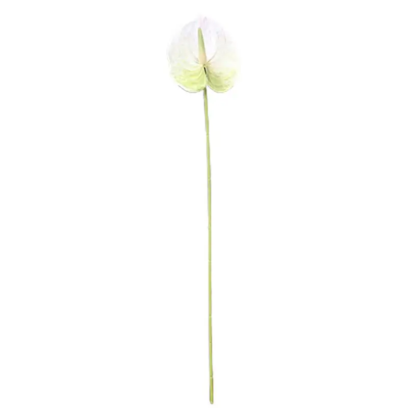 Artificial Anthurium Flower Silk Flower Floral Arrangement Artificial Anthurium Palm Flower 3D Print Simulation Wedding Decor