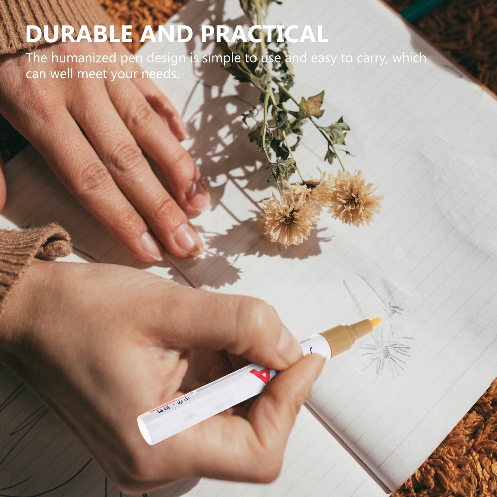 

5pcs Waterproof Paint Markers Portable Plastic Painting Pens Quick Up Tool For Graffiti Industrial Use