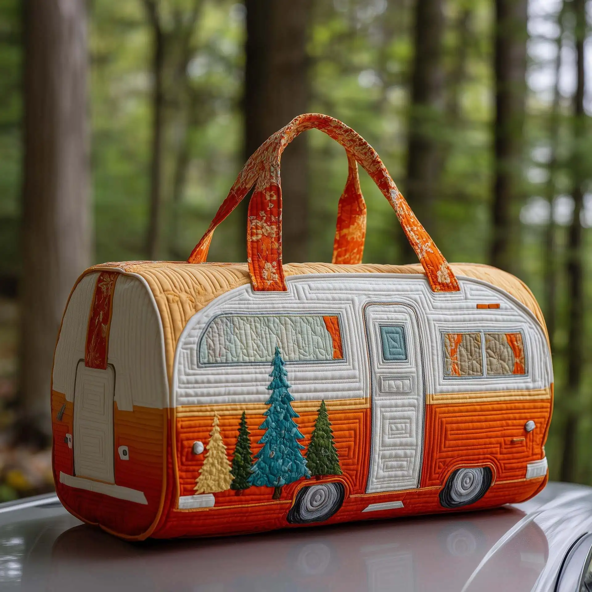 

3D Printed Quilted Bags Personalized GiftsHandbag Tote Bag Sport Bags Training Travel Bag Beach Hiking Camping